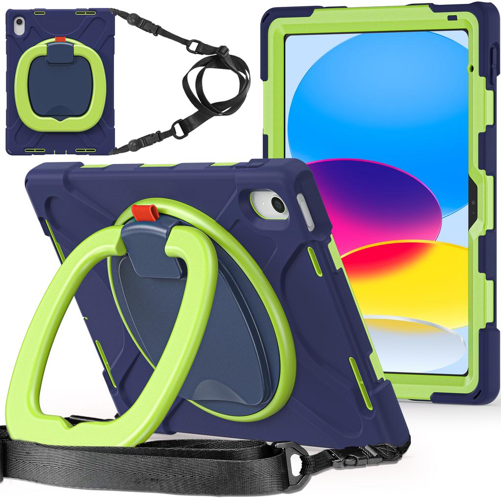 Armor Case Universal for IPad 2025 A16 11th 10.9 2022 10th Gen. A3354 A3355 A3356 A2757 A2777 A2696 Rotating Stand Hybrid Cover