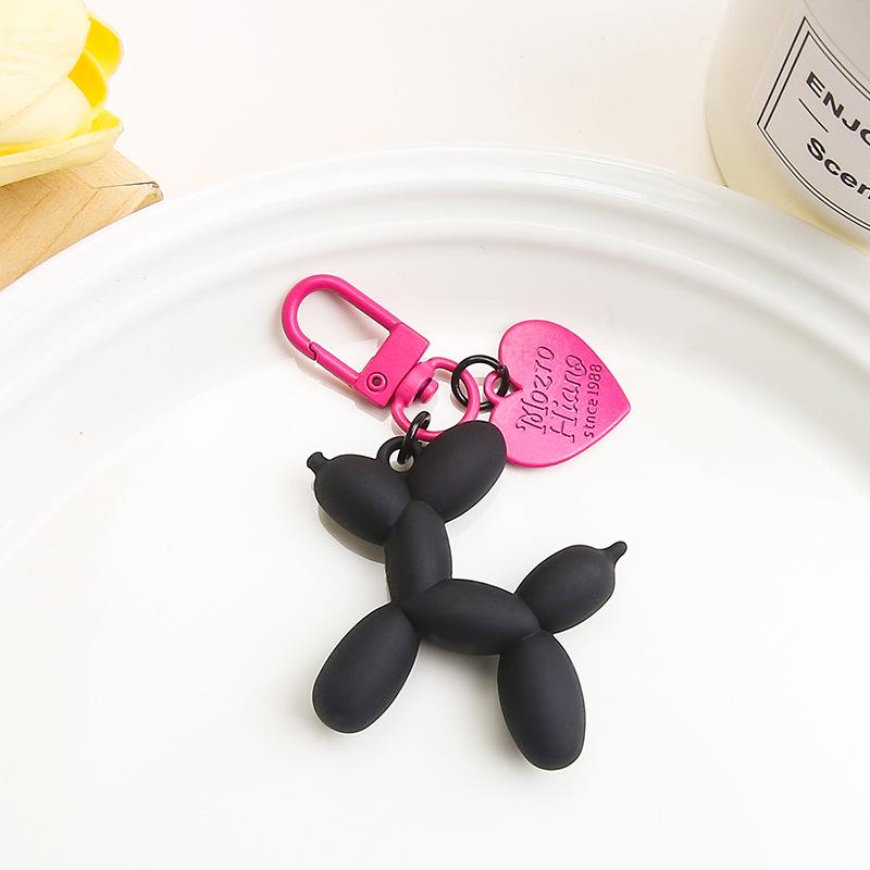 Дизайн Конфетный цвет Воздушный шар Собака Девочка Брелок Креативный Воздушный шар Собака Цепочка для телефона Брелок для сумки Аксессуары Подвеска Игрушка