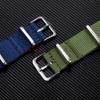 Нейлоновый ребристый ремешок 20 мм ремешок для часов для Seiko ремешок для часов для Samsung ремешок для часов нейлоновая пряжка сменный браслет аксессуары для часов