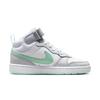 Nike Court Borough Mid 2 GS Pure Platinum Mint Foam Kids Sneakers White CD7782-011