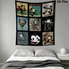 felix the cat Wall Tapestry Aesthetic Wall Hanging Printed Fabric Blanket Decorative Tapestries for Bedroom Living Room Home Decor