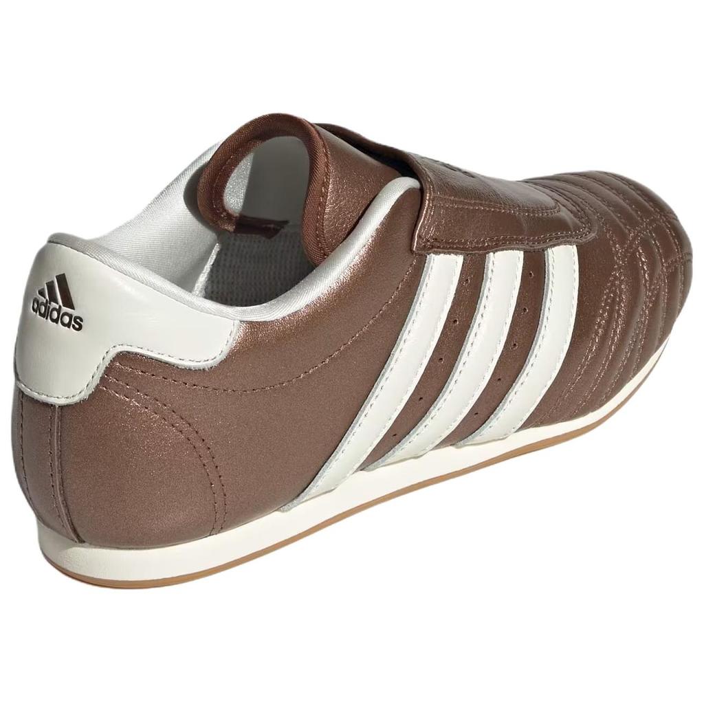 adidas Таэквондо Коричневые Бело-коричневые Женские Кроссовки Б/У-Коричневые JS4025