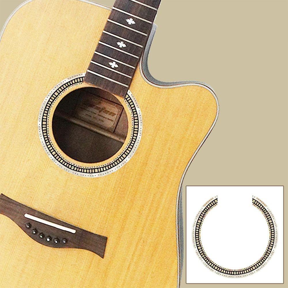 ПВХ наклейка на резонаторное отверстие, принадлежности для музыкальных инструментов, гитарные аксессуары, наклейка для фолк-гитары, гитара