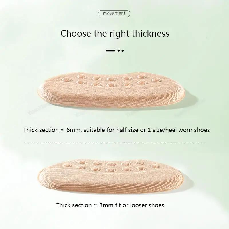 Shoe Pads for High Heels Anti-wear Foot pads Heel Protectors Womens Shoes Insoles Anti-Slip Adjust Size Shoes Accessories