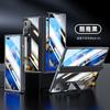 Mate X2 Full Coverage Case With Built-in Stand Transparent Electroplated Hinge Protection Hybrid Shell Film Design