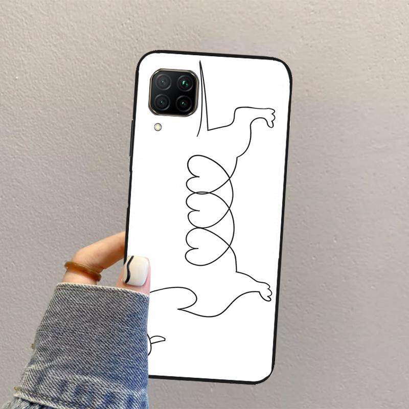 Такса Собака Для Huawei Nova 12s 12i 11i 8i 7i Y73 Y70 Y90 Y60 Y72 Y61 Y91 9 10 SE P30 Pro P40 Lite Чехол