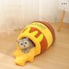 Новое гнездо для кошек, супермягкое, в форме медового горшка, удобное, съемное, приятное для кожи, для котят, с внутренней подкладкой Товары для животных