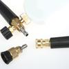 Yuqori bosimli yuvish mashinasi ulagichi adapteri 1/4" ichki tez ulanish M14*1.5 rezba