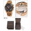 Used BULOVA Men's Watch 98B213 Rose Gold Precisionist Chronograph Men's Chronograph Watch 200M Water Resistant Gift