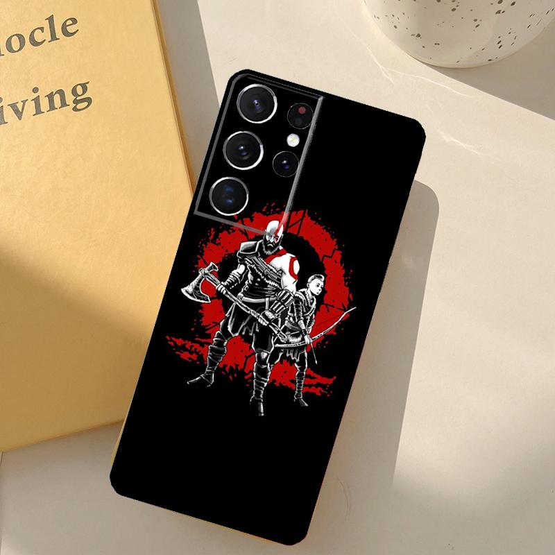 Чехол для телефона God of War для Samsung Galaxy S25 S20 S21 S22 S23 S24 Ultra S9 S10 Plus S25 FE Защитный корпус