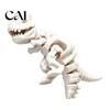 Dinosaur Collection Accessory 3D Printed Carnotaurus Ornament, Articulated Skeleton Model for Detailed Sculpture Home Office Desk Decoration,