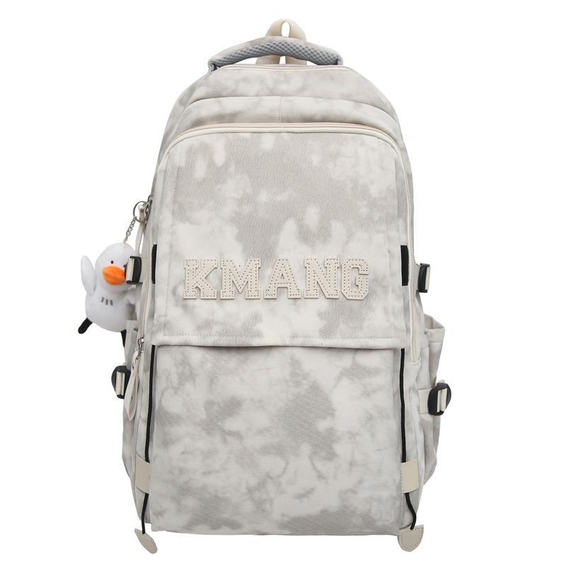 Trendy Graffiti Backpack for Junior High To College Students - Unisex, Large Capacity, Double Shoulder