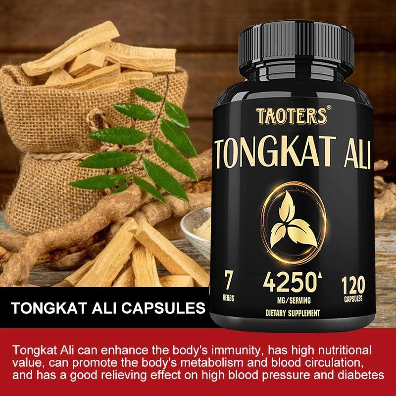 Taoters Tongkat Ali — 7-Herb Complex, 4250mg Equivalent, 120 Capsules