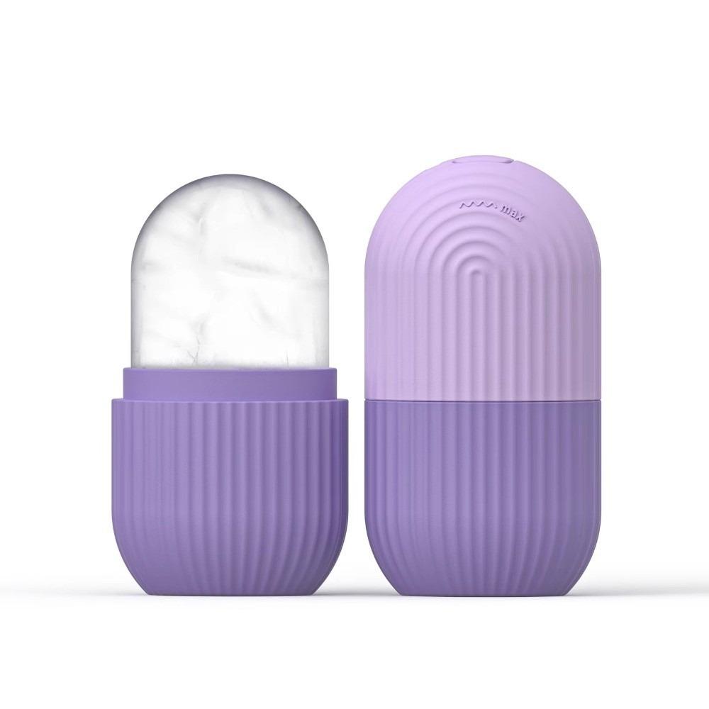 Facial De-puffing Facial Ice Cube Mold Silicone Facial Ice Pack Device for Beauty and Skin Care