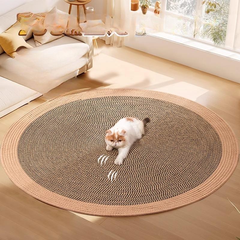 Вязаная хлопковая нить, кошачье гнездо, устойчивая к царапинам, износостойкая кошачья когтеточка, не теряет кошачьи когти и коврик для ползания