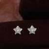 Full Diamond Three-dimensional Starfish Earrings for Women  Light Luxury Fashion Niche Design High-end Earrings