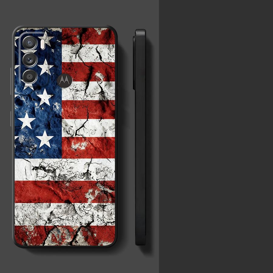Чехол-бампер с рисунком национального флага для Motorola Moto Edge 20 Pro 30 Lite G22 Edge40 G32 G50 G60s G71 G53 G30 G51 G73 G52