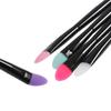 5Pcs Soft Silicone Head Eyeshadow Brush Set Hairless Economical Makeup Brush Professional Eye Shadow Make Up Cosmetic Brush Tool