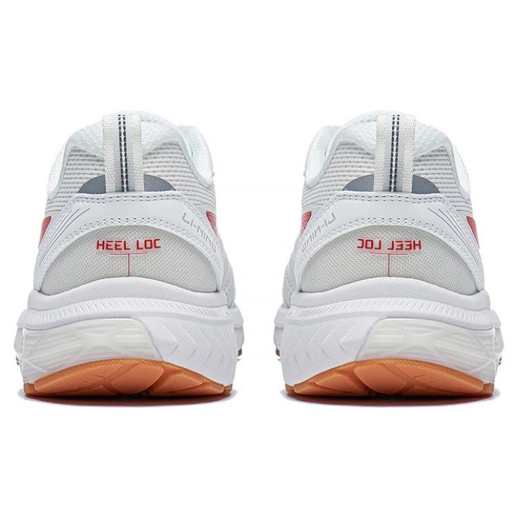 Li-Ning Fuyiao нескользящие износостойкие низкие кроссовки для бега мужские кроссовки белые красные ARXT011-5