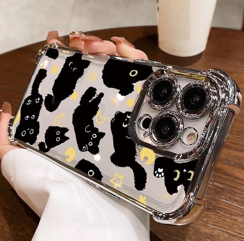 Case Cover For Motorola Edge 70 60 50 Fusion 5G G77 G06 G60 G24 Edge 50 Cute Cat Claw Cartoon Casing Silicone