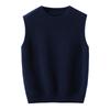 Новый детский sleeveless свитер с V-образным вырезом из 100% шерсти