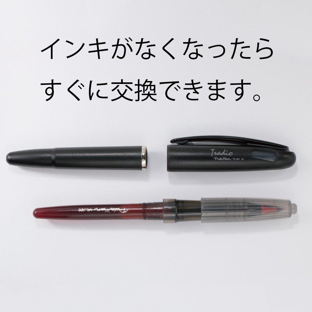 Pentel Tradio Plaman Pen Red Refill Set Water-Based AMZ-TRJ50-BR
