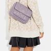 New COACH Klare Sheepskin Cow Leather Patchwork Cloud Bag Shoulder Bag Crossbody Bag Medium Size Women's Taro Purple CJ611-SVM4