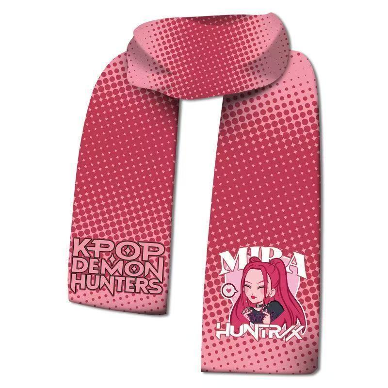 Anime Merchandise Girls' The Witch Hunt Team KPOP Scarf, Autumn and Winter Children's Season Warm Scarf