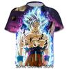 2025 Dragon Ball Z Tshirt Vegeta Clothes Men Short Sleeve Cartoon Super Saiyan T-shirt Jersey Streetwear Summer Goku Gmy Tops