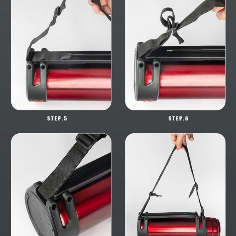 WTEMPO 1.2/1.6/2/3/4L Stainless Steel Thermal Insulation Pot Outdoor Sports Large Capacity Kettle Coffee Tea Water Bottle