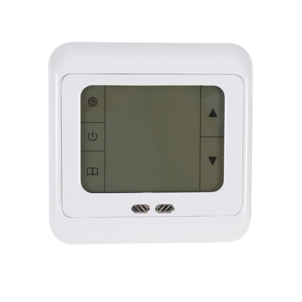 Touch Screen White Digital Thermostat Programmable Temperature Controller Heating Thermoregulator Intelligence