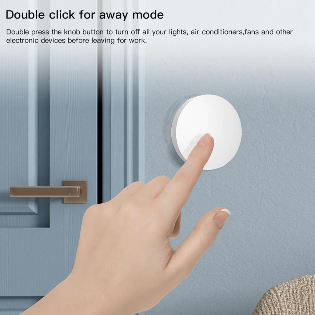 Zigbee Умный Поворотный Переключатель Сцен для DIY Домашней Автоматизации, Связывание Сцен, Удаленное Управление через Приложение, Интеллектуальный Выключатель Света, Бытовой Инструмент