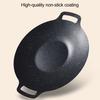 Сковорода для гриля с антипригарным покрытием, многофункциональная, легкая, круглая, для выпечки, гриля, быстрого нагрева, походный поднос с ручкой