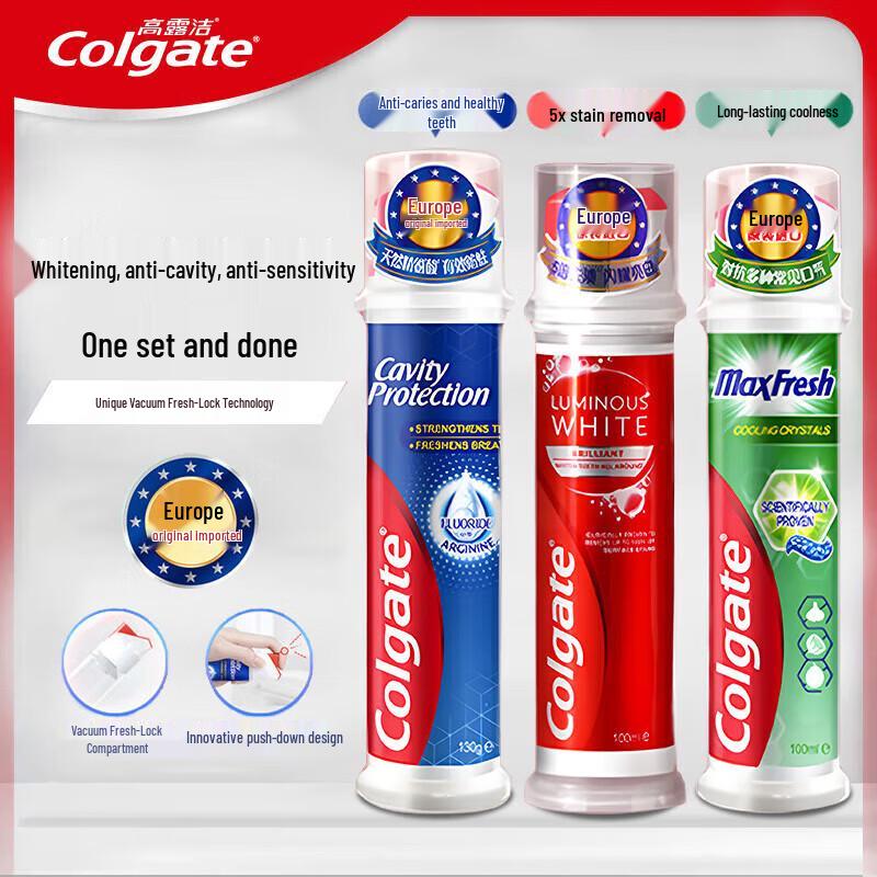Colgate Отбеливающая зубная паста для защиты от кариеса