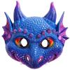 Dinosaur mask with movable mouth cos Animal fire dragon headgear, latex stage costume for animal performances