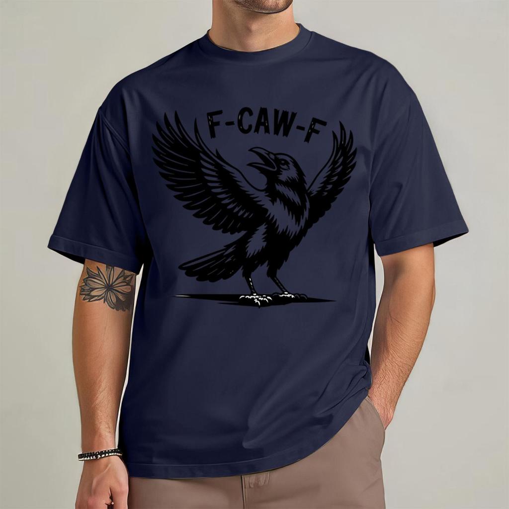 Men's Fashion Casual Printed Short Sleeve Round Neck Pullover Tops