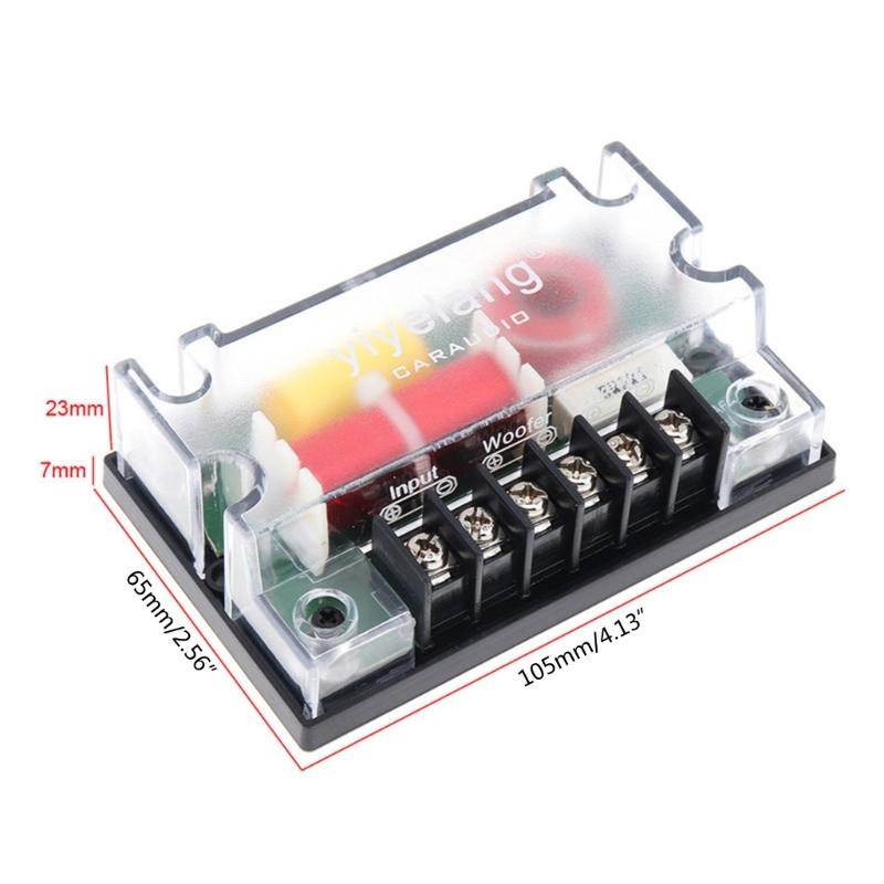 Автомобильный Кроссовер 2-полосный Высокочастотный Низкочастотный Динамик Фильтр Разделитель Частот Динамика 200 Вт