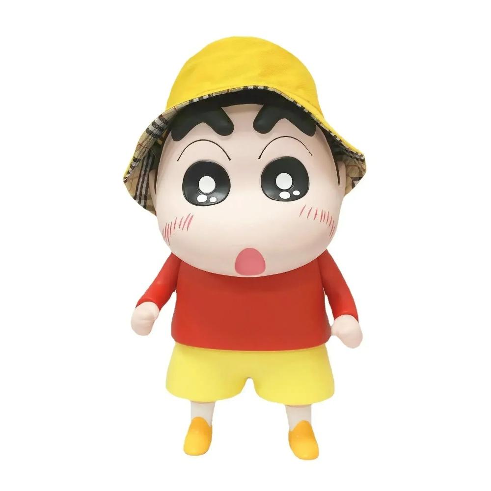 Crayon Shin-Chan Figure Anime Figures Model Personalized Creative Figures 1:1 Large Vinyl Superman Shinchan Figure Ornaments Toy