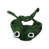 Autumn Costume Cartoon Crochet Cute Winter Frog Hat Beanie Hats Ear Protective Knitted Caps