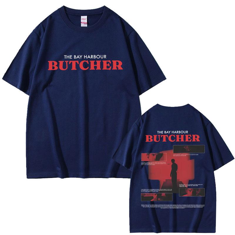 TV Play Dexter Morgan The Bay Harbour Butcher Graphic Tshirt Unisex Women Casual Cotton Oversized Tshirts Male Vintage Streetwear