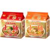 Ассорти лапши быстрого приготовления Maruchan Seimen со вкусом соевого соуса и мисо, 5 порций на 2 упаковки, оптовая покупка от Toyo Suisan (10 пакетиков, пакетик, вкусы) (Нежареный