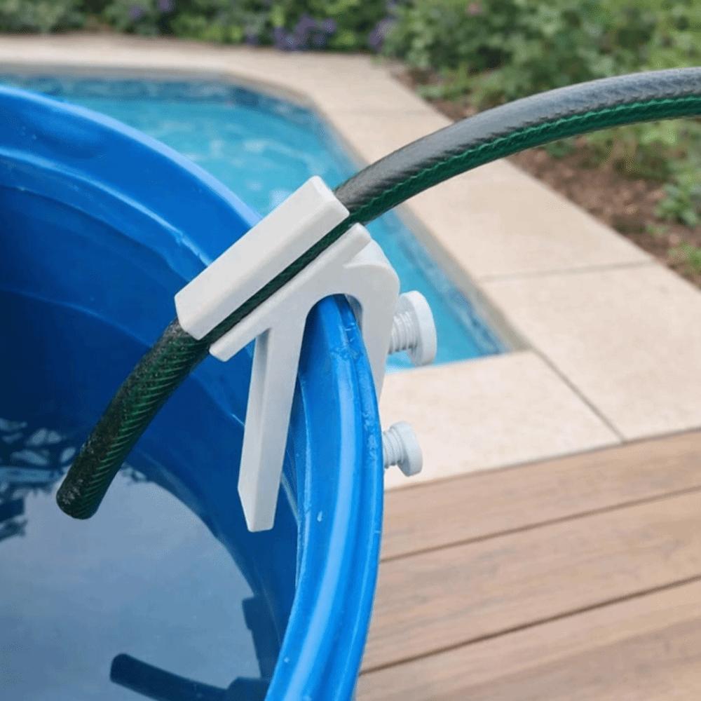 Adjustable Water Hose Holder Portable Hose Clip Holder Bucket Hose Holder Bucket Edge