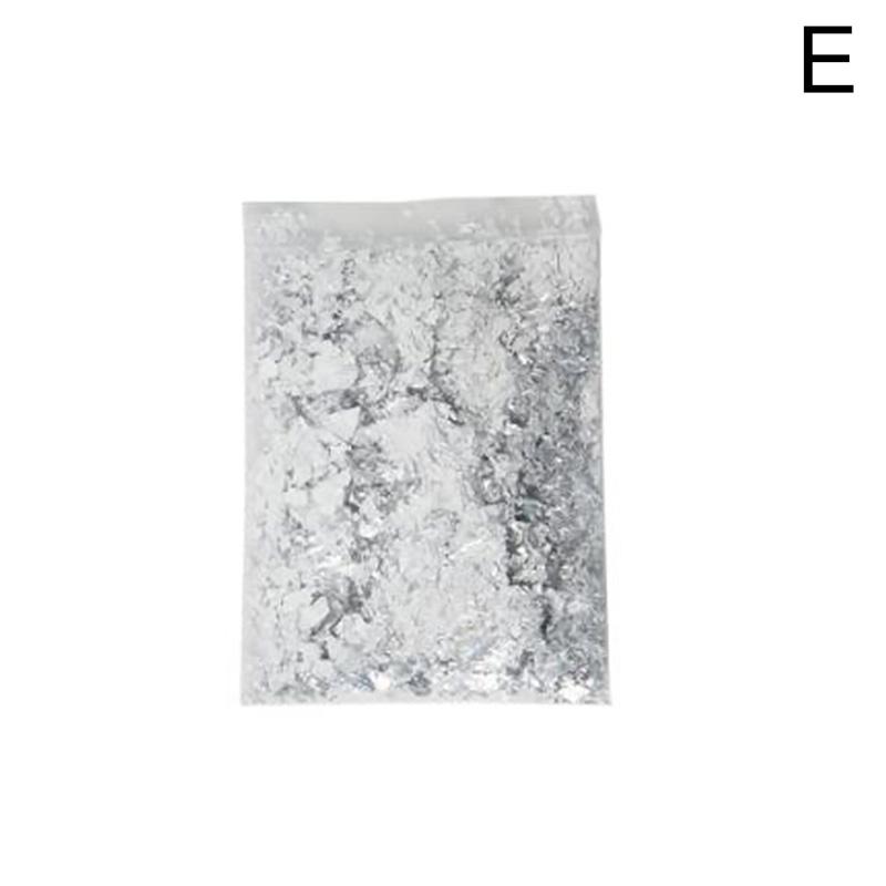 3g Decoration Party Supplies Gold Leaf Flakes Paiting Materials Confetti DIY Nail Art Gold Silver Foil Paper Decorating