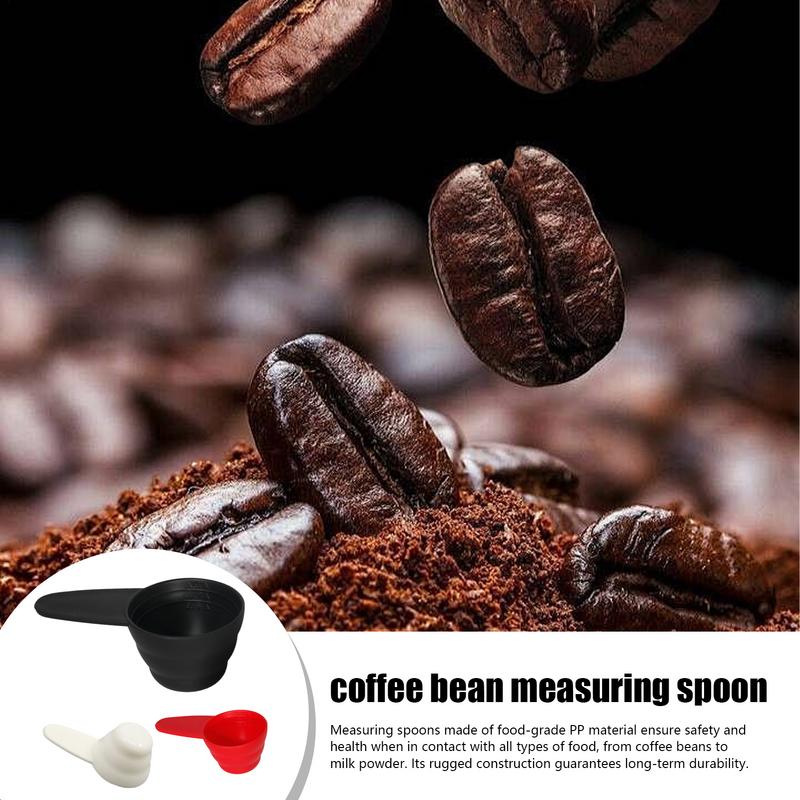 Coffee Measuring Spoon Plastic Measuring Spoons Short Handle Tablespoon Tea Sugar Cereal Milk Flour Grains Condiment Spoon