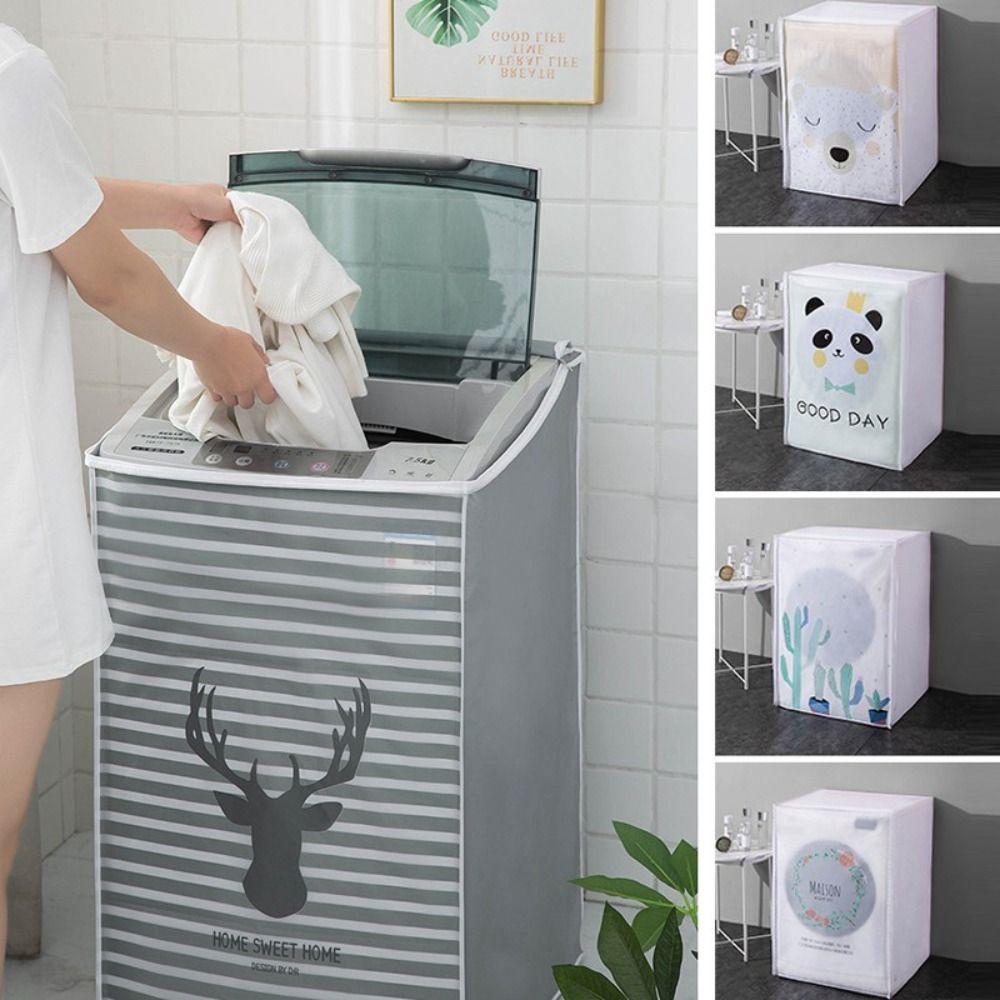 Чехол для стиральной машины PEVA, водонепроницаемый, пылезащитный, бытовой