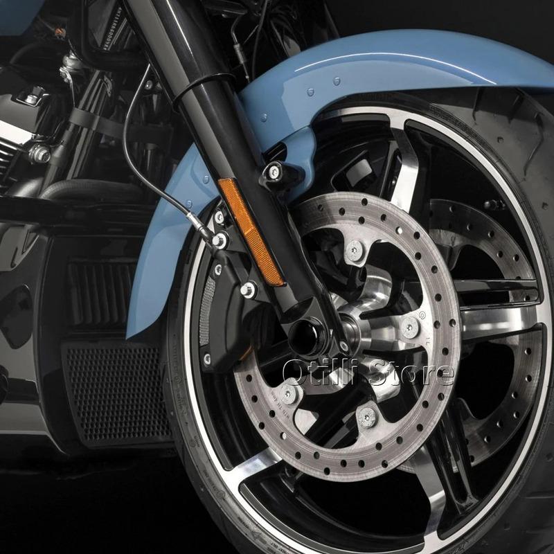 Motorcycle Front Axle Nut Cap Cover Wheel Hub Bolt Caps For CVO Street Glide FLHXSE Road Glide FLTRX FLTRXSE CVO Road Glide ST