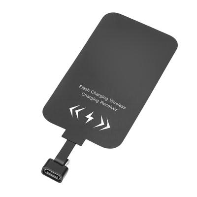 Беспроводной приемник-адаптер для зарядки, подходит для телефона Samsung Galaxy, USB Type C, ультратонкий модуль приемника беспроводной зарядки