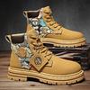 Mens Winter High-Top Boots British Style Work Plus Size 39-48 Trendy Shoes