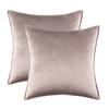 Home Decoration Edge Velvet Waist Pillow Cushion Cover Super Soft Plush Hotel Sofa Pillow Cover