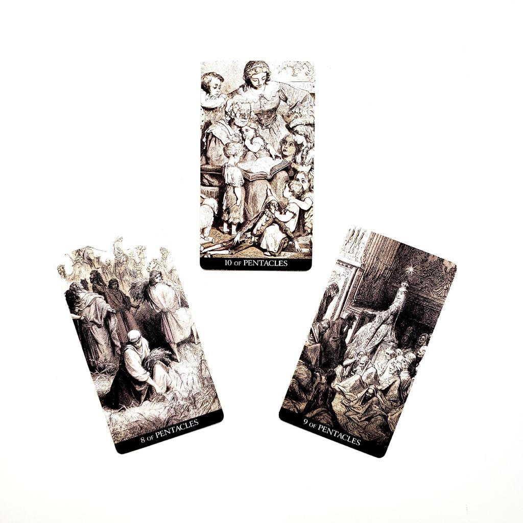 78pcs Gustave Dore Tarot Card Family Party Entertainment Board Games Oracle Decks